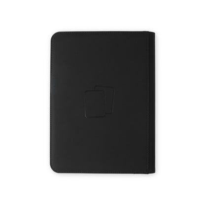 COVRD black 9 pocket zip binder`