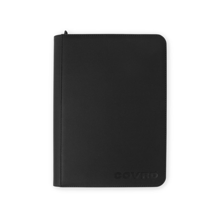 Black Premium 9 Pocket Zip Binder