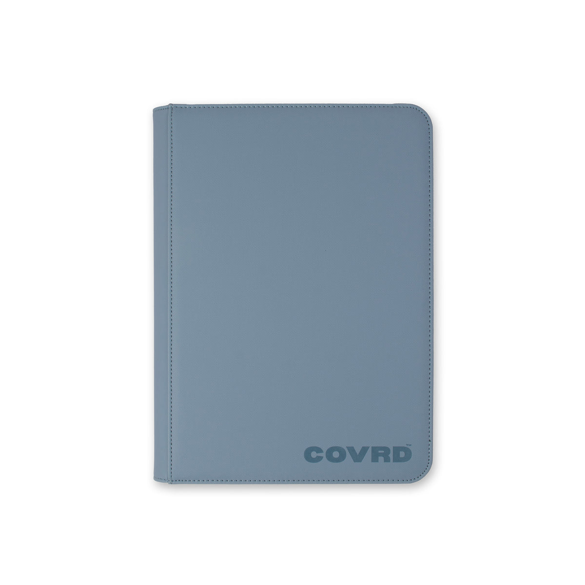light blue card binder Steel Premium 9 Pocket Zip Card Compartment Size:70 mm - 2.76 