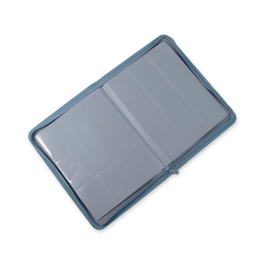 Steel Blue Premium 9 Pocket Zip Binder