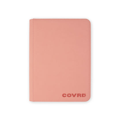 Blush Pink Premium 9 Pocket Zip Binder – COVRD